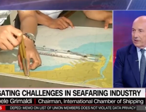 Mr. Grimaldi mentioning Marine Partners Monaco during his interview on CNN Philippines